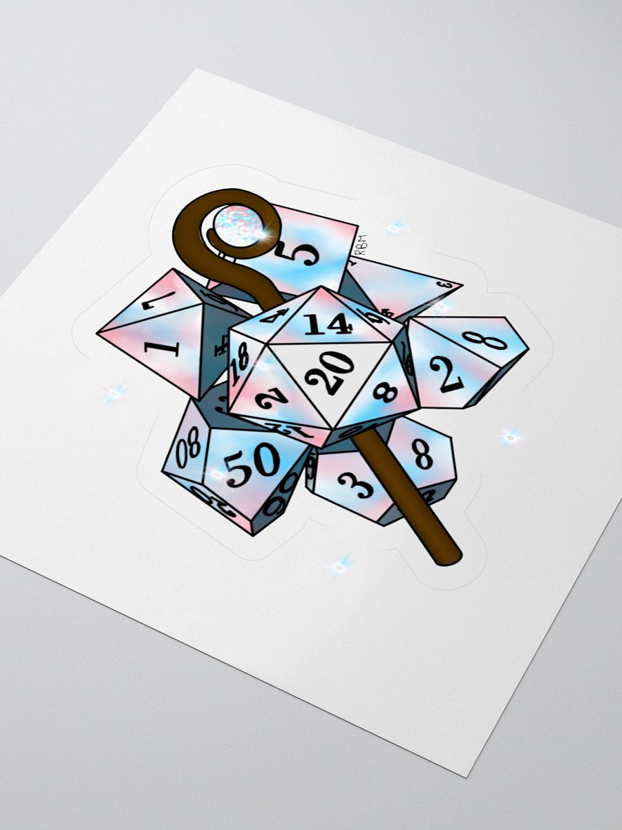 Trans Pride Dice Design product image (7)