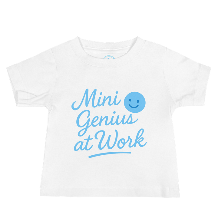 Mini Genius at Work Baby Tee product image (2)