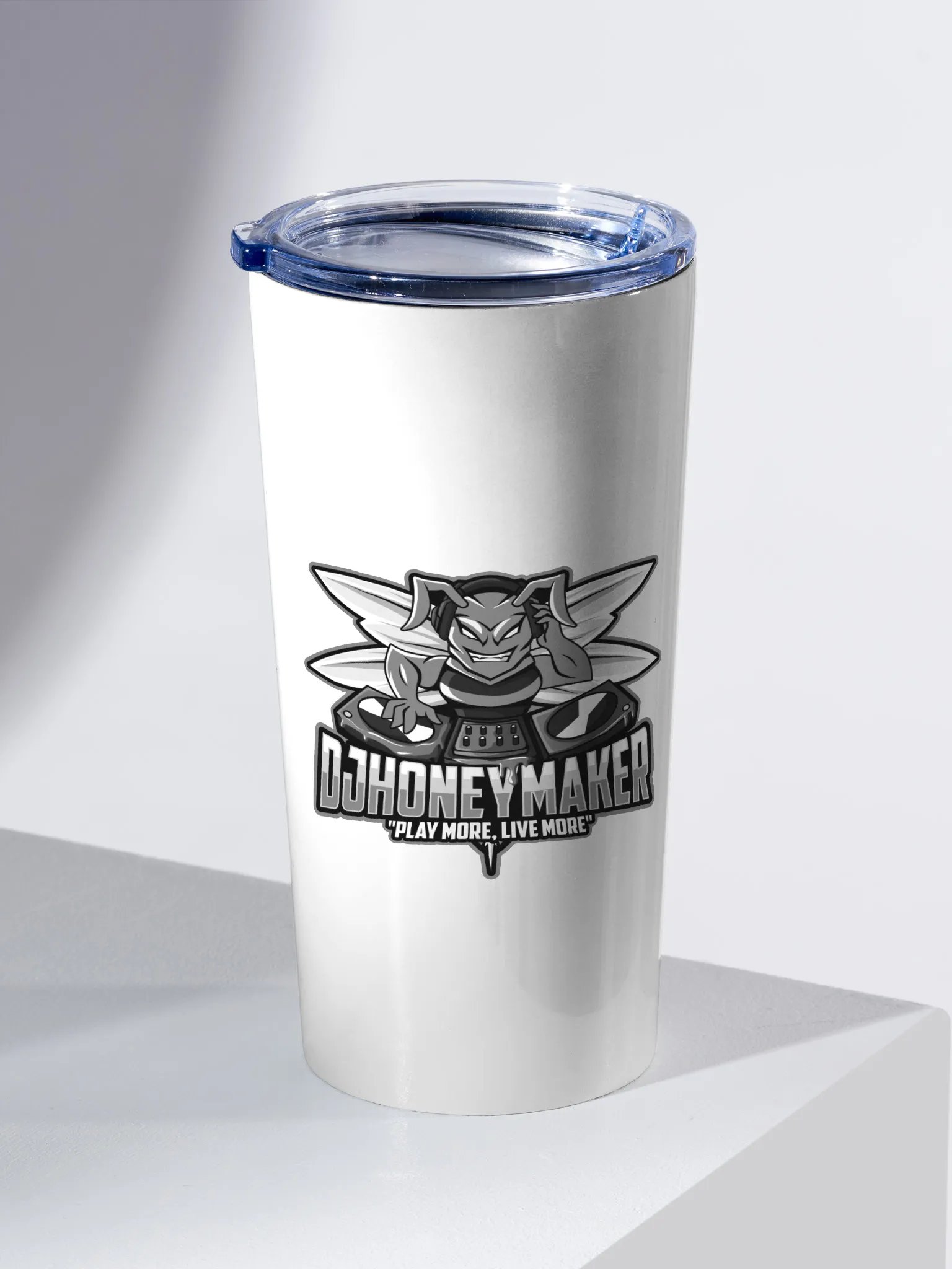 Black & White Logo Stainless Steel Tumbler product image (2)