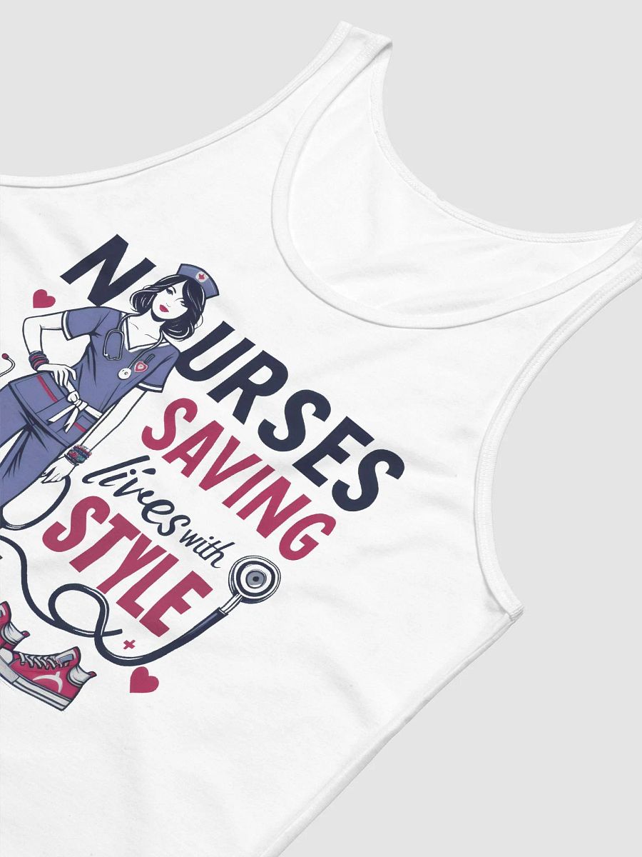 Nurse: Stylish live saving Nurse Tank product image (17)