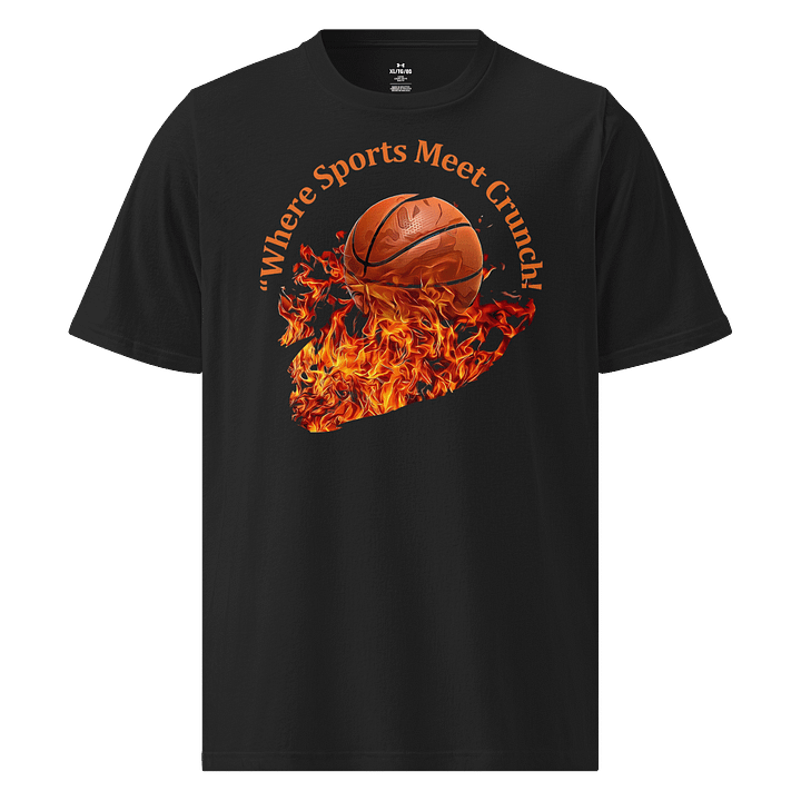 Flaming Basketball Sports T-Shirt product image (1)
