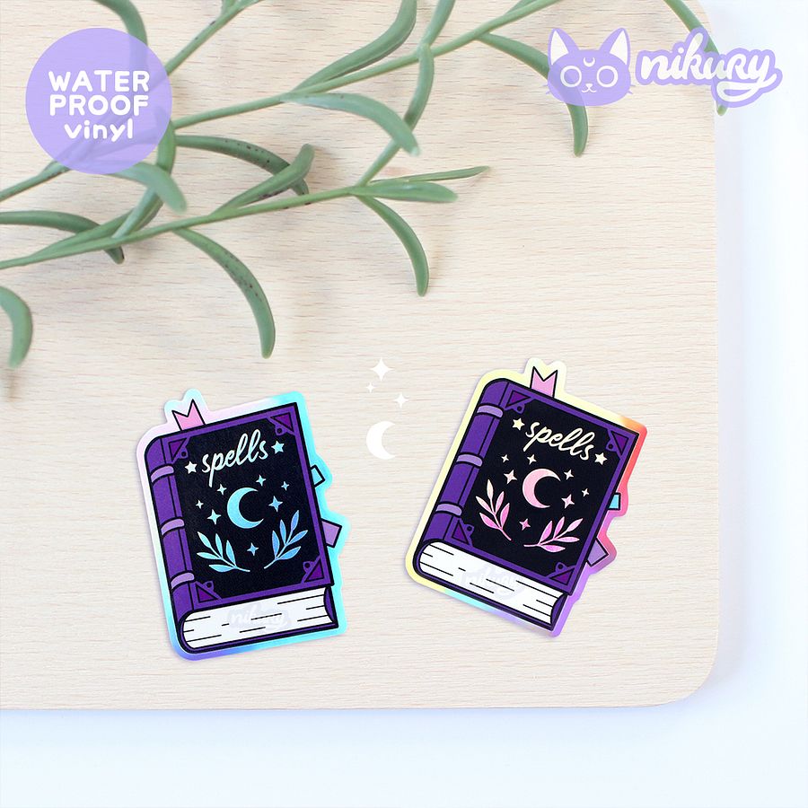 Holographic Spellbook Sticker product image (3)