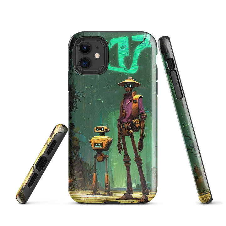 Futuristic Robot Alley iPhone® Tough Case product image (1)