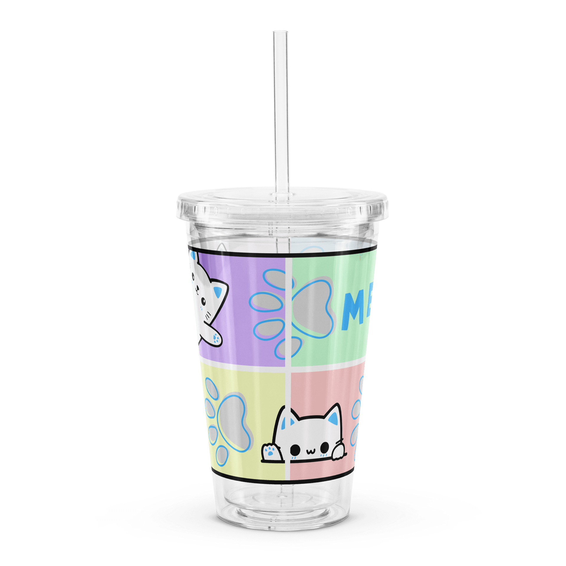 Frenchkittie Meow Pawprints Double-Wall Tumbler product image (3)