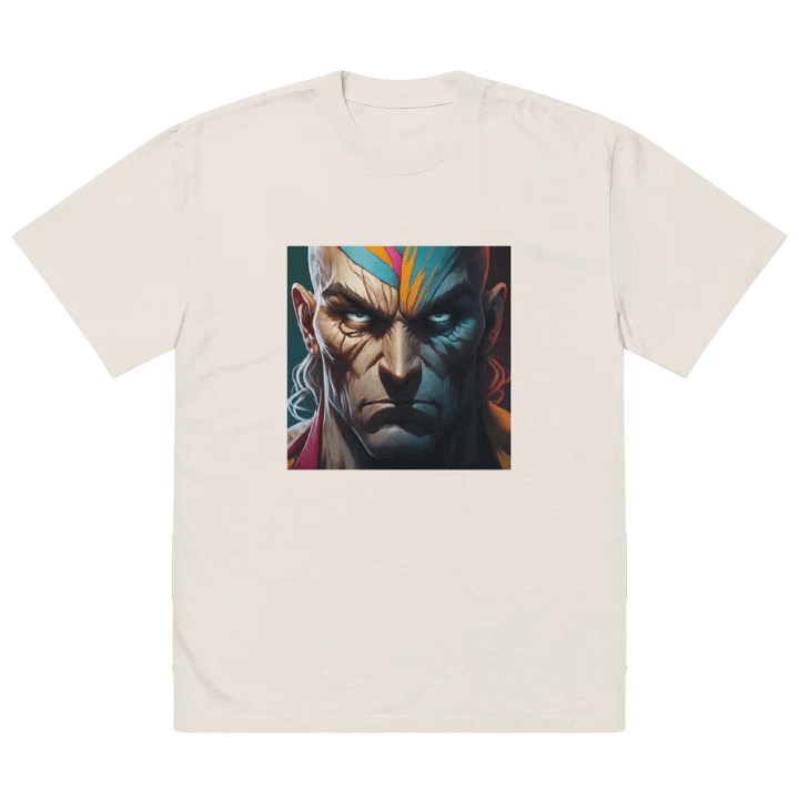 Intense Expression Oversized T-Shirt product image (2)