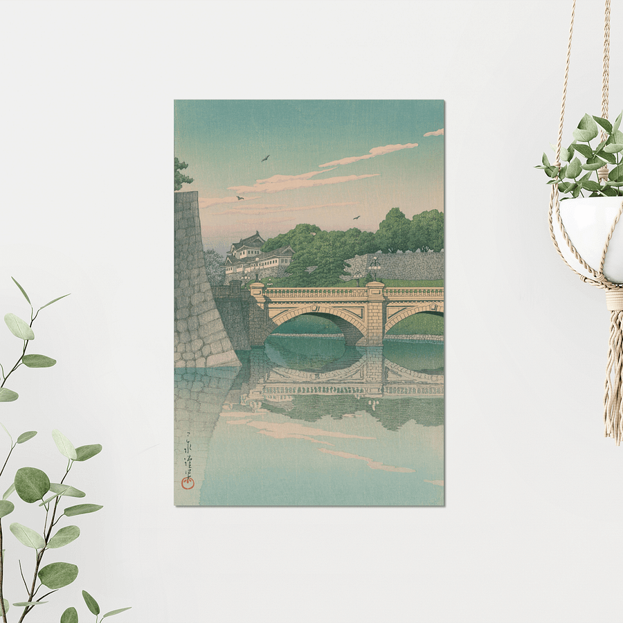 Morning at Nijubashi Bridge - Kawase Hasui product image (3)