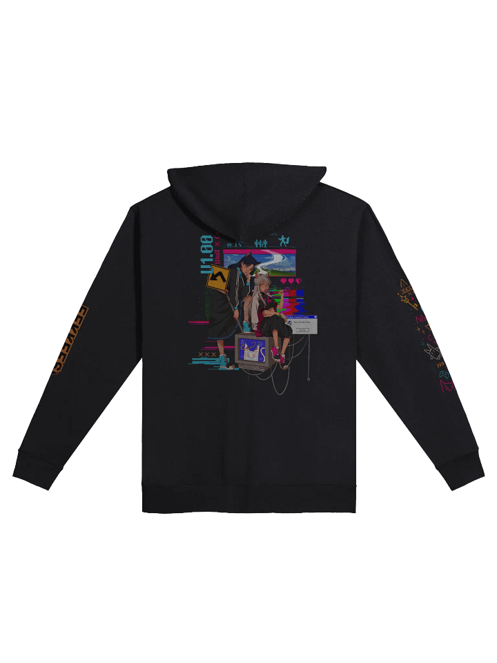 "V 1.00" ZIP HOODIE product image (2)