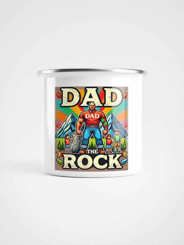 Dad The Rock Enamel Mug product image (2)