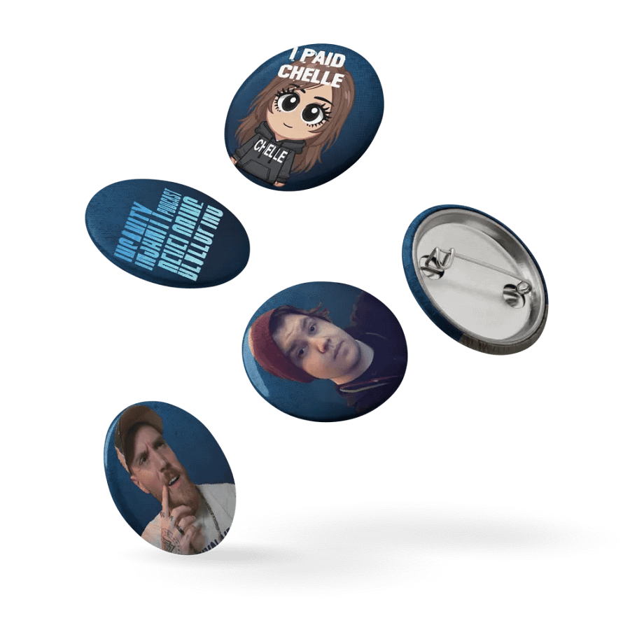 Insanity Developing Gang Button Pin Set product image (5)