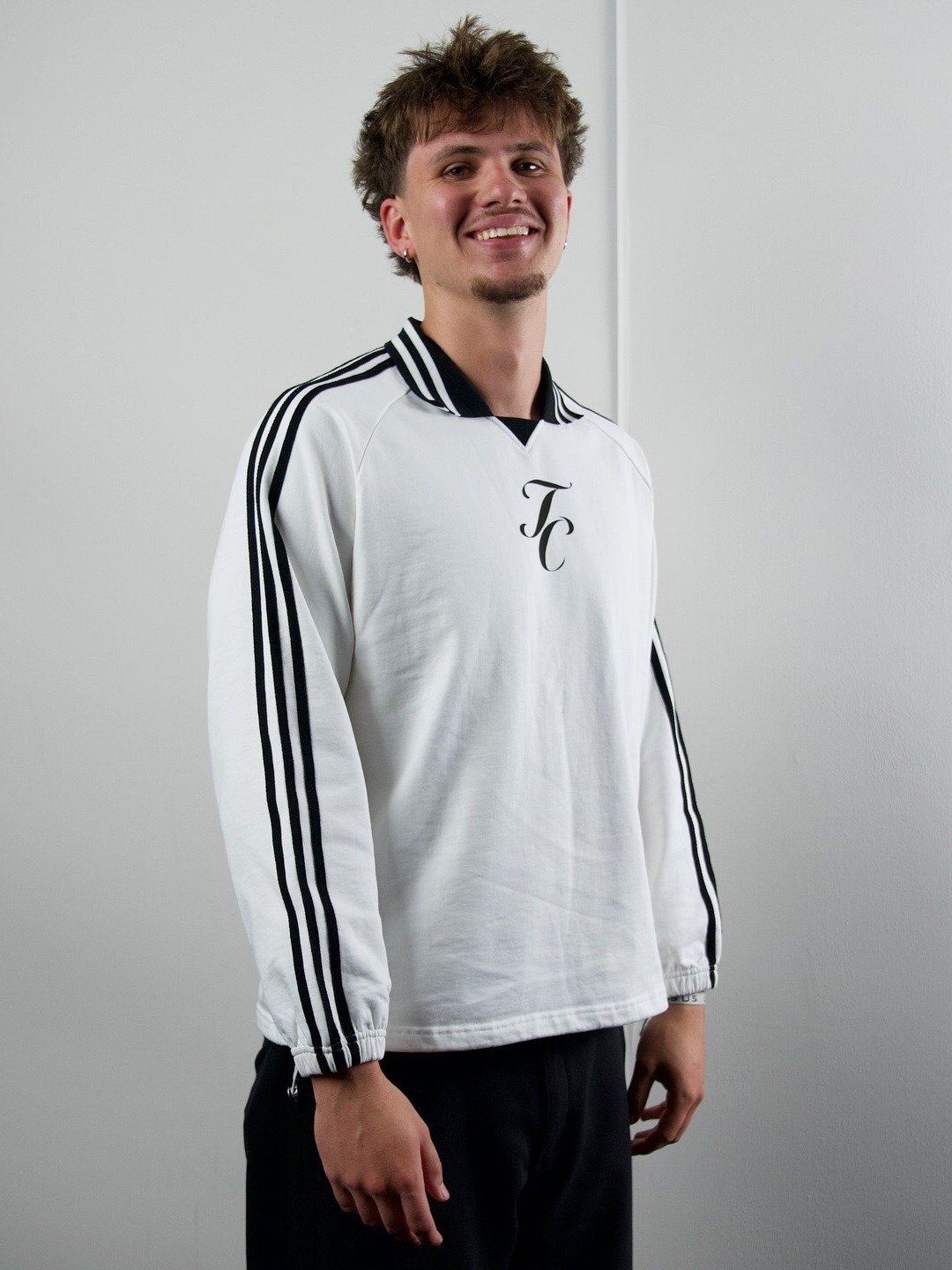 Through Christ Striped Collar Pullover product image (3)