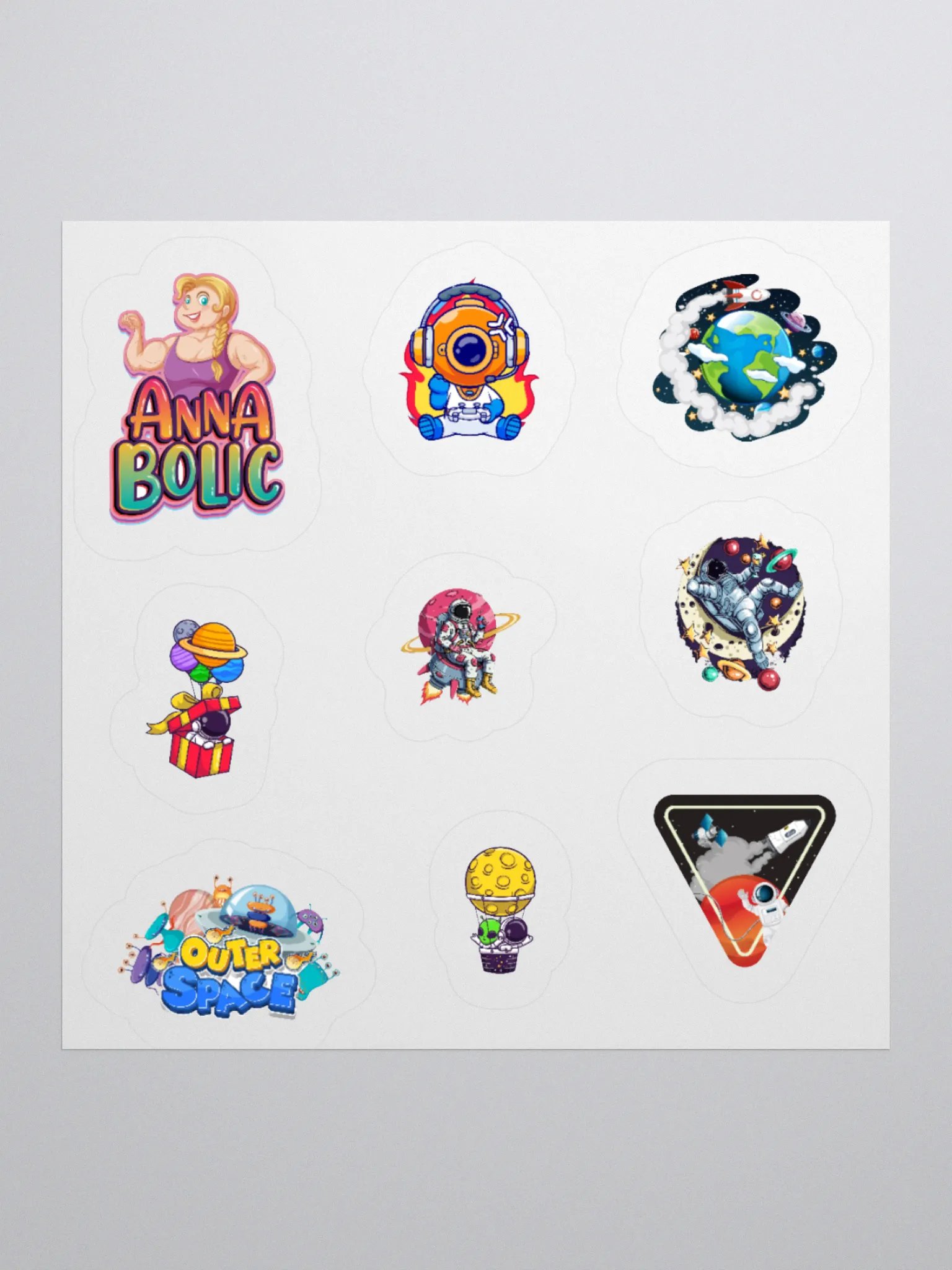 Space Adventure Kiss Cut Sticker Collection product image (1)