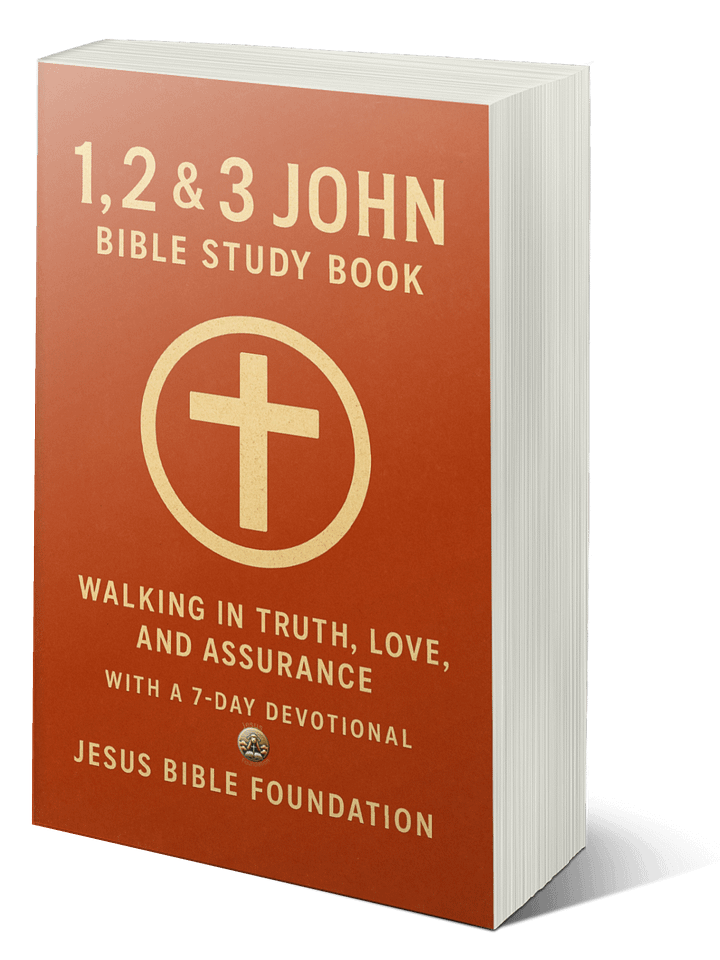 1, 2 and 3 John Bible Study Book: Walking in Truth, Love, and Assurance With A 7-Day Devotional product image (1)
