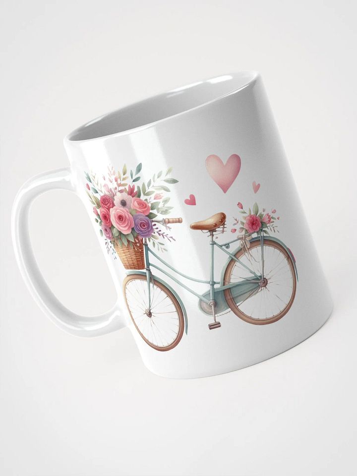 Vintage Bicycle Bouquet Mug product image (2)