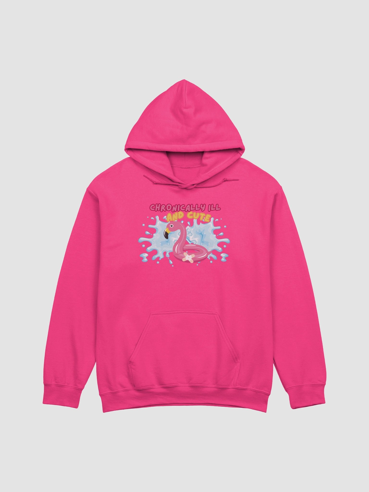 Summer Flamingo Chronically Ill and Cute Hoodie product image (10)