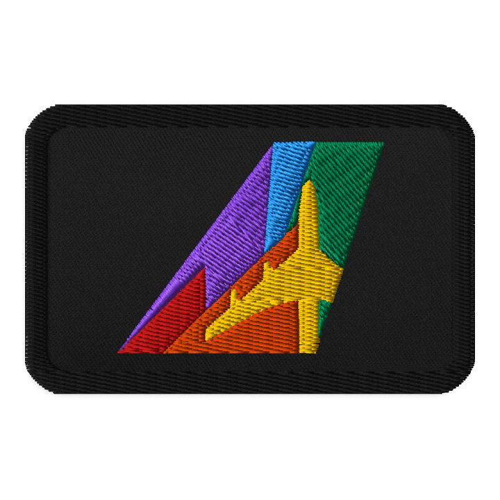 James Warren-Oliver Limited Edition Pride Tailfin - Embroidered Patch product image (1)