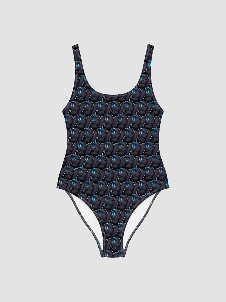 [Zellarose22] All-Over Print One-Piece Swimsuit dab Umbreon product image (1)