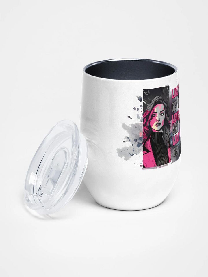 Love You, Get Fucked Wine Tumbler product image (2)