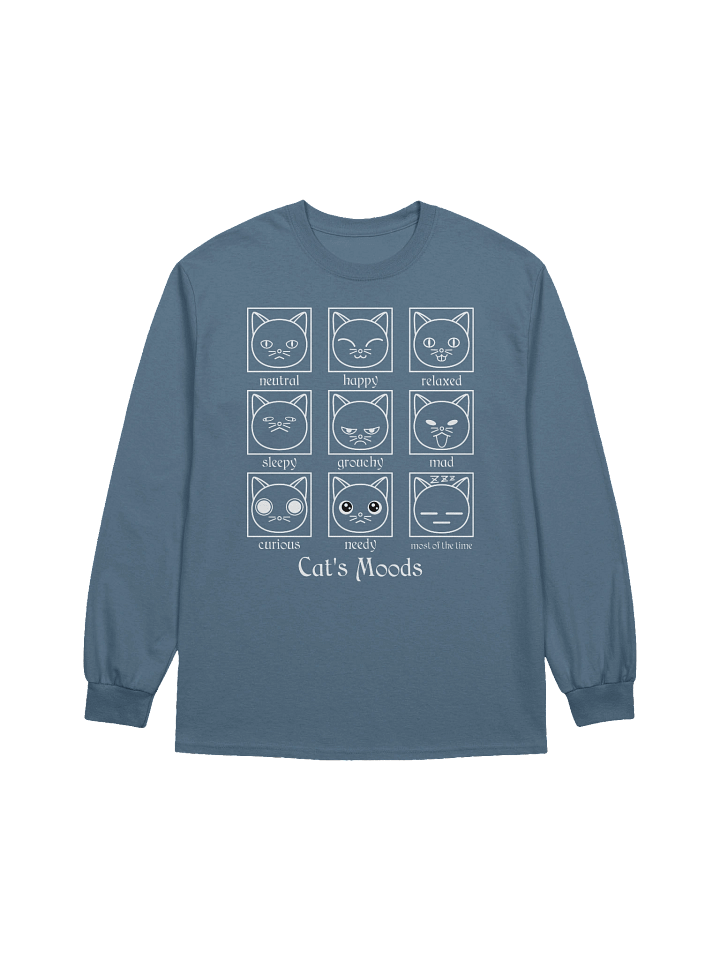 Cat's Moods - Unisex Adult Long Sleeve T-shirt product image (1)