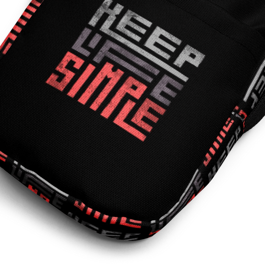 'Keep Life Simple' Utility Crossbody Bag product image (7)