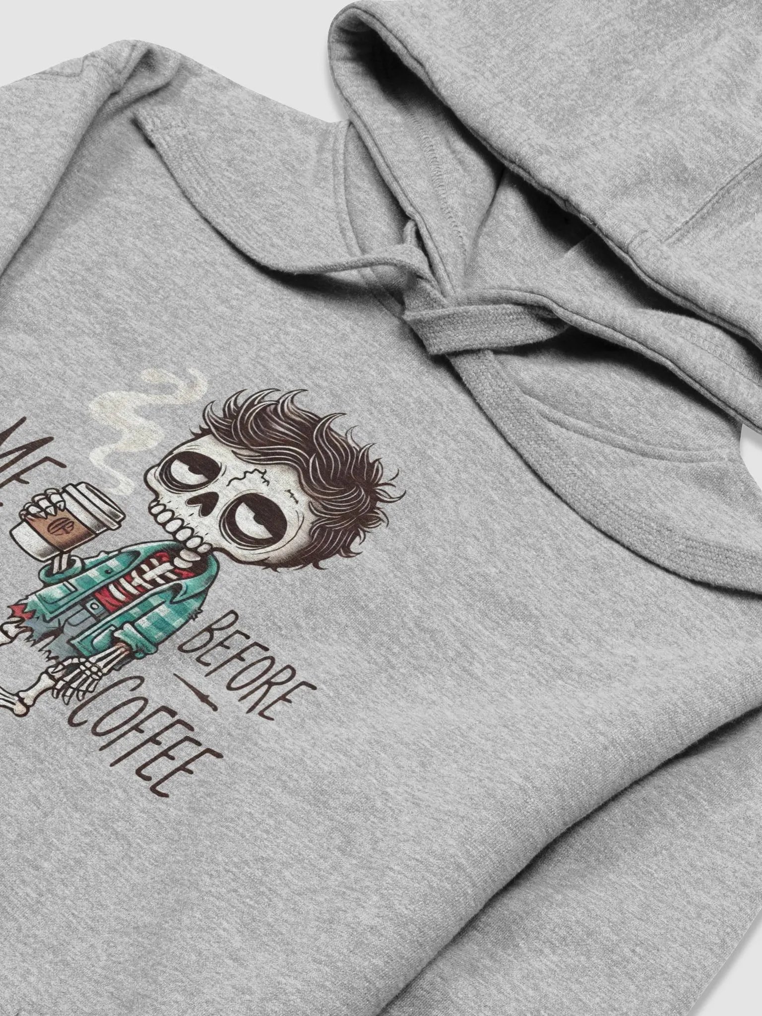 Me Before Coffee - Zombie Dude Unisex Hoodie product image (24)