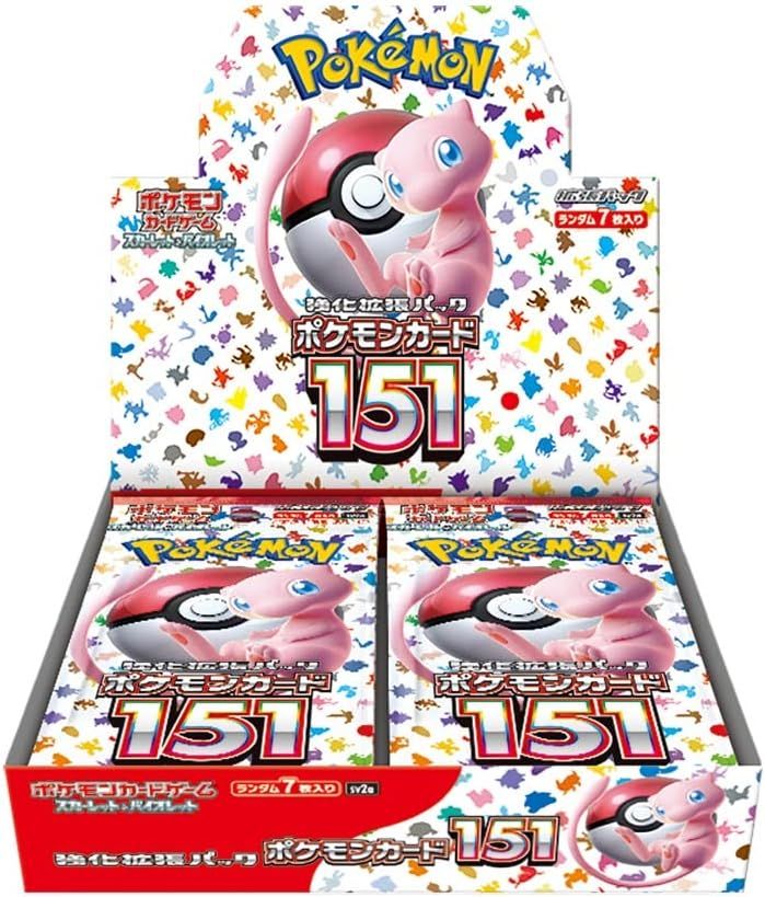 Pokemon 151 Booster BOX (20 Packs) (Japanese Pokemon TCG) product image (1)