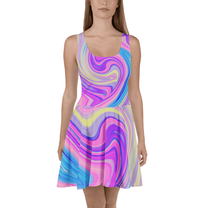 Impressive Waves Skater Dress product image (2)
