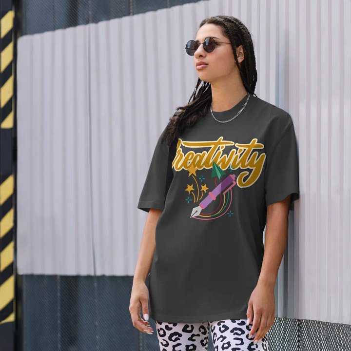 Creativity unisex t-shirt product image (2)