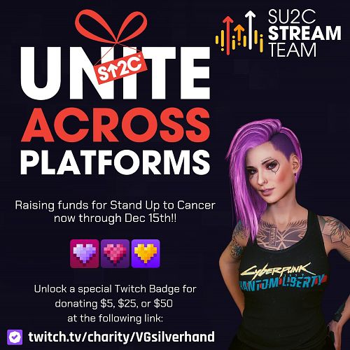 Excited to announce that now until the 15th I’ll be fundraising for #StandUpToCancer 💛

Cancer has taken several of my loved ...