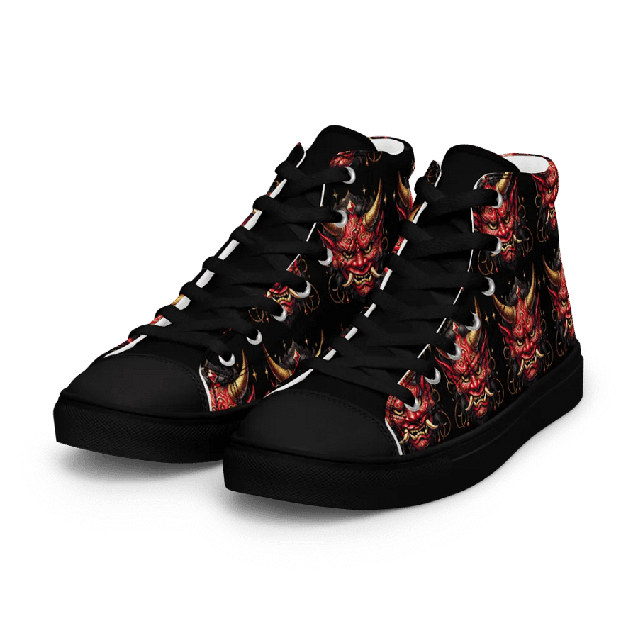 Red Oni Mask Men's High Tops product image (7)