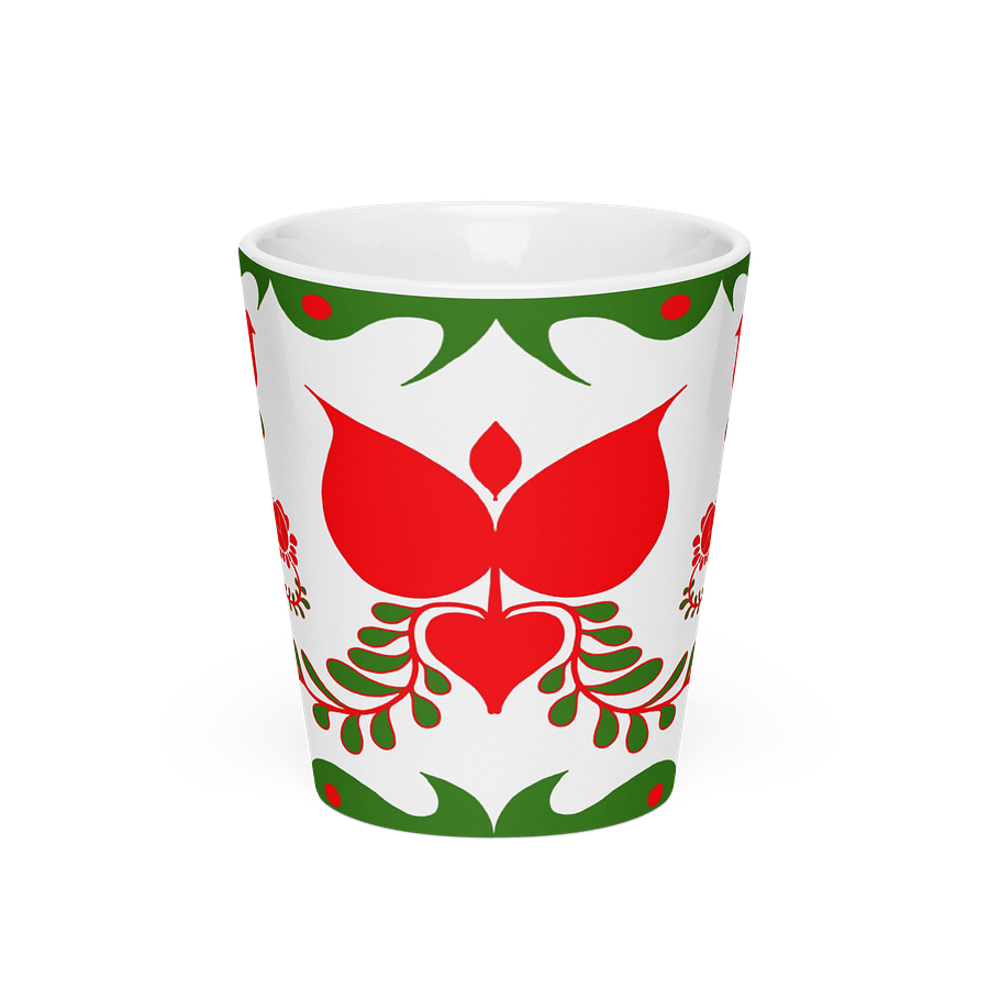 Hungarian Folk Art Harmony Latte Mug product image (3)