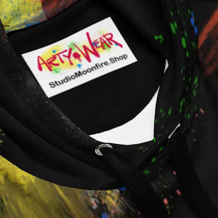 SplatterWear #1 Unisex Art Hoodie/Splash Colors product image (6)