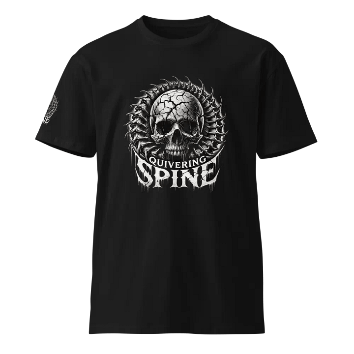Quivering Spine Cracked Skull T-Shirt product image (1)