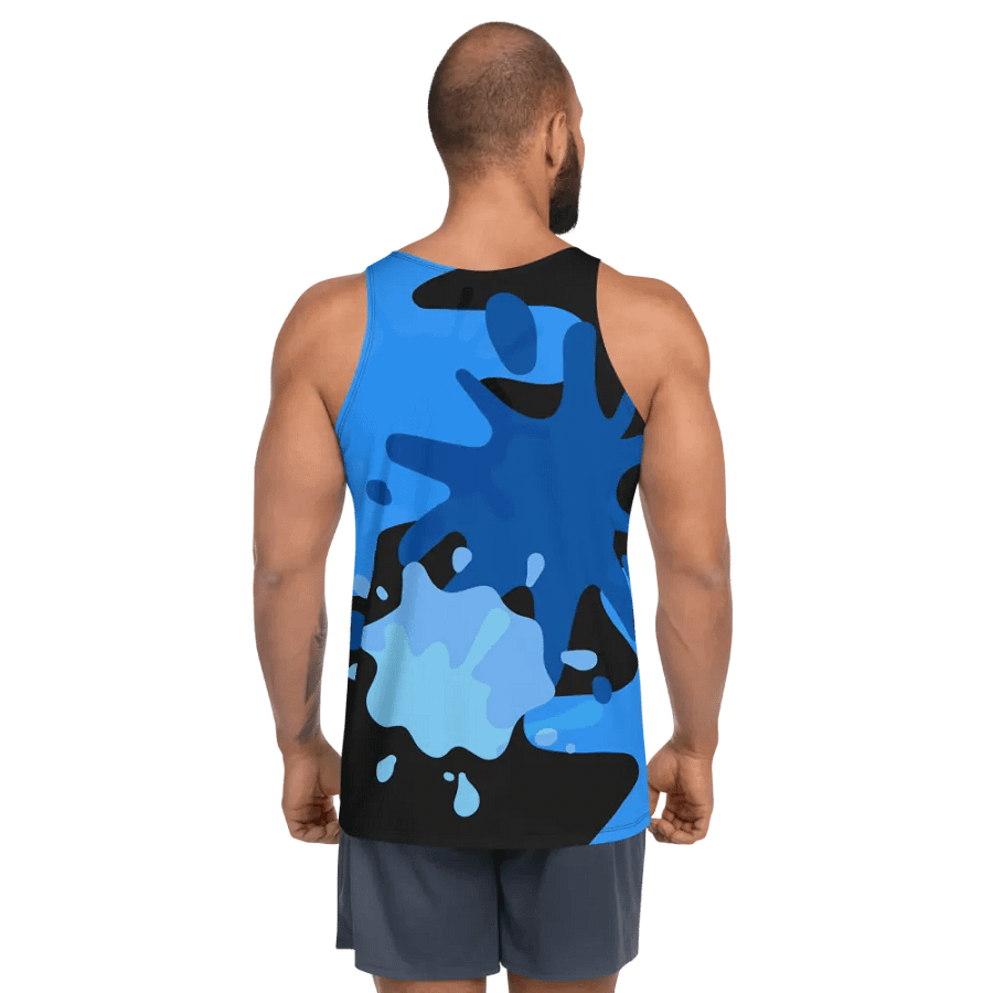 Dark Chaos Splatter Tank - Blue product image (6)