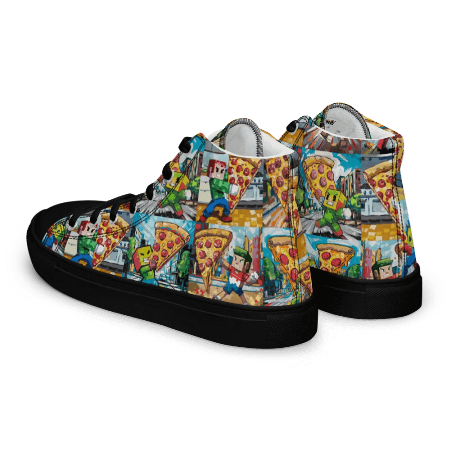 Pizza Modern Art High Top Male product image (4)