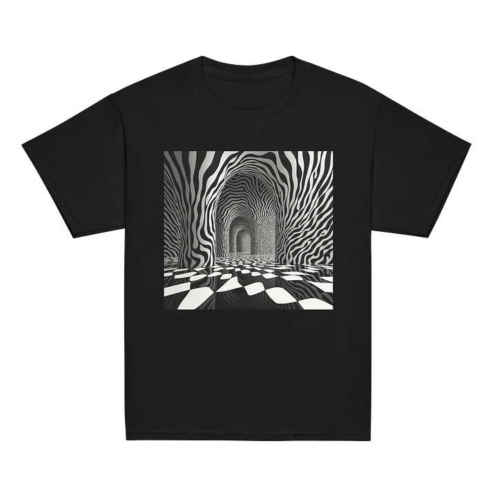 Zebra Maze – Optical Illusion Tunnel Art product image (2)