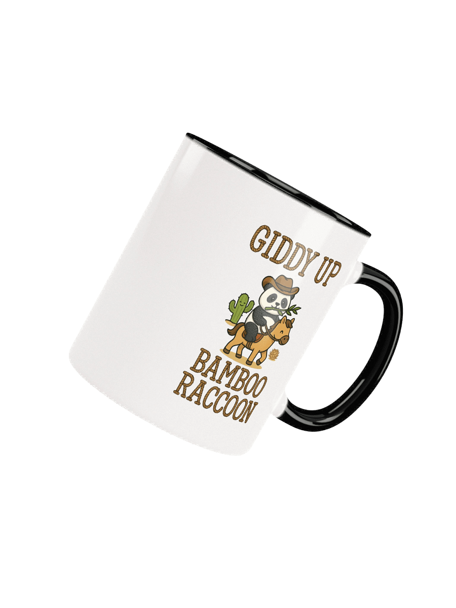 Giddy Up Bamboo Raccoon Accent Mug product image (7)