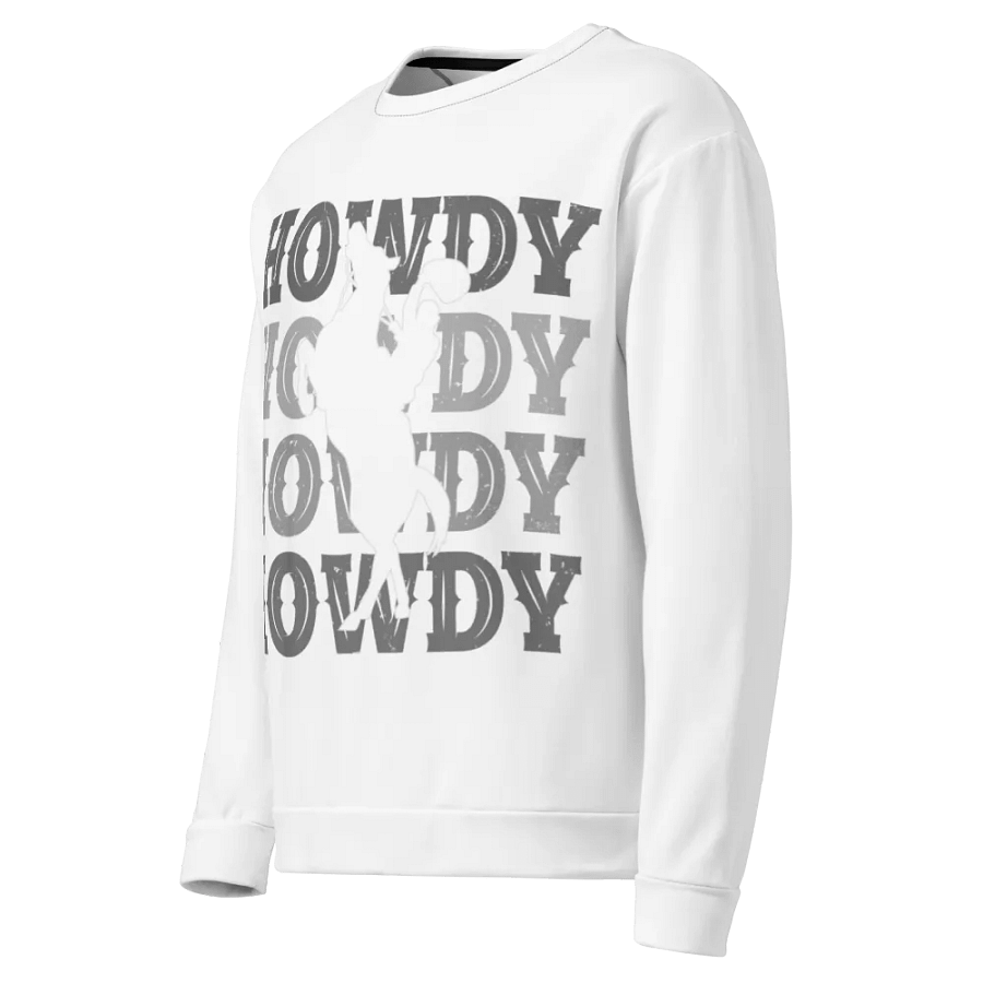 Howdy Cowboy All-Over Print Sweatshirt product image (3)