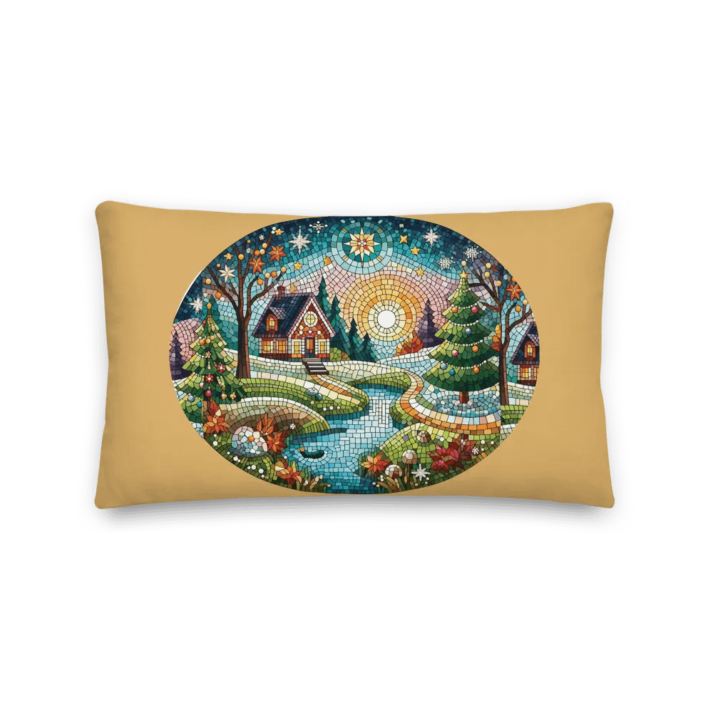 Winter Wonderland Mosaic Pillow product image (2)