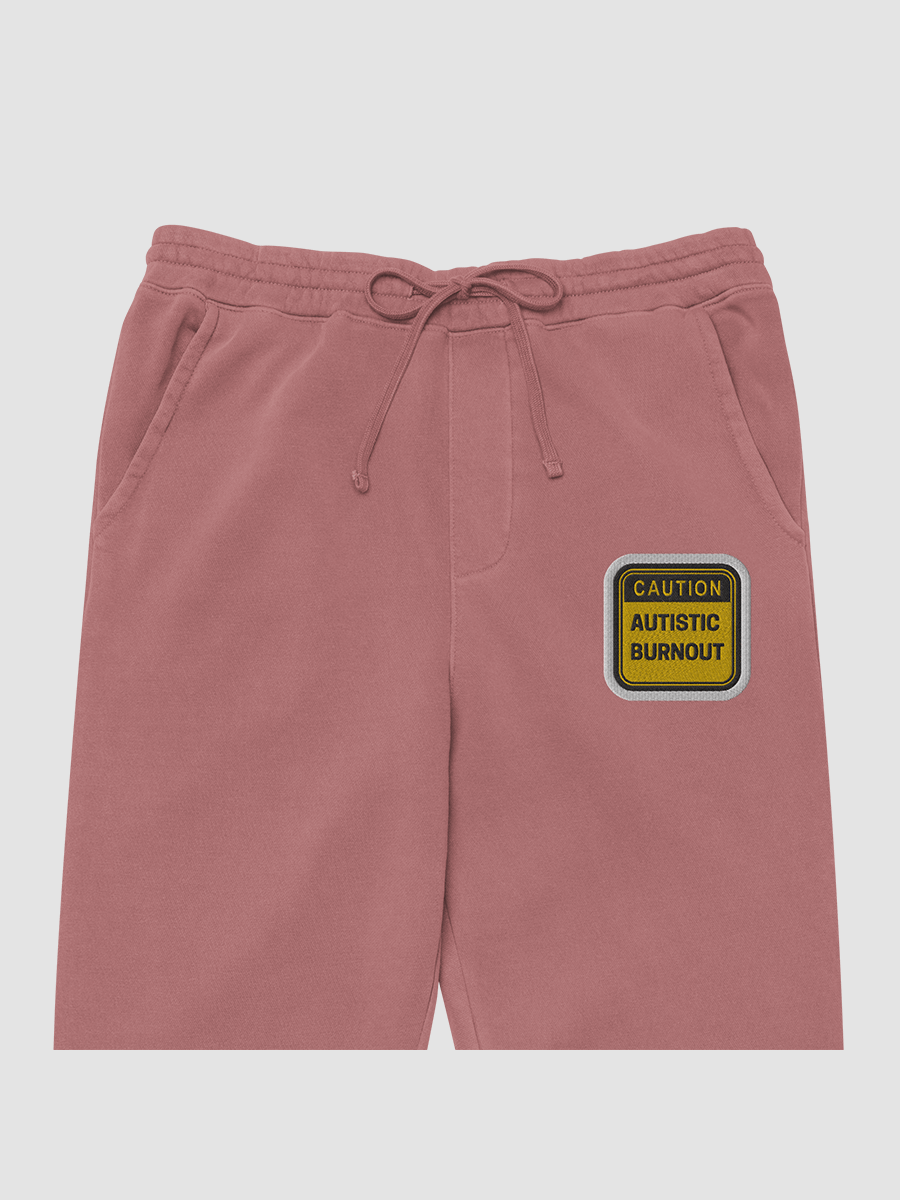 CAUTION: ASD BURNOUT pigment-dyed sweatpants (bubble design) product image (1)