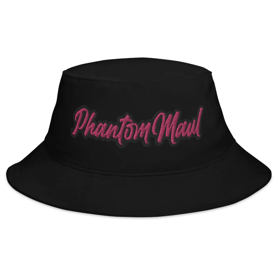 'PhantomMaul' Bucket Hat Pink Lettering product image (2)