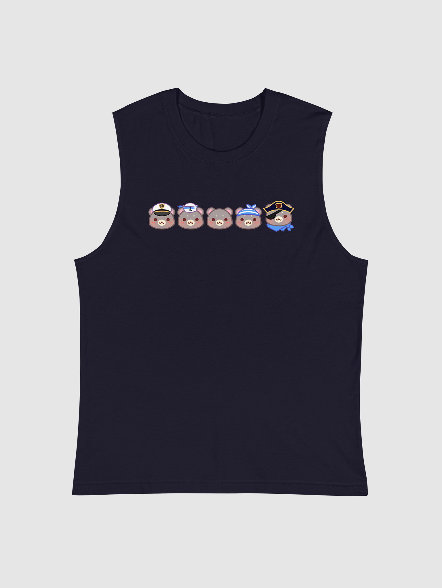 'kuma at sea' kuma Muscle TeeTee product image (1)