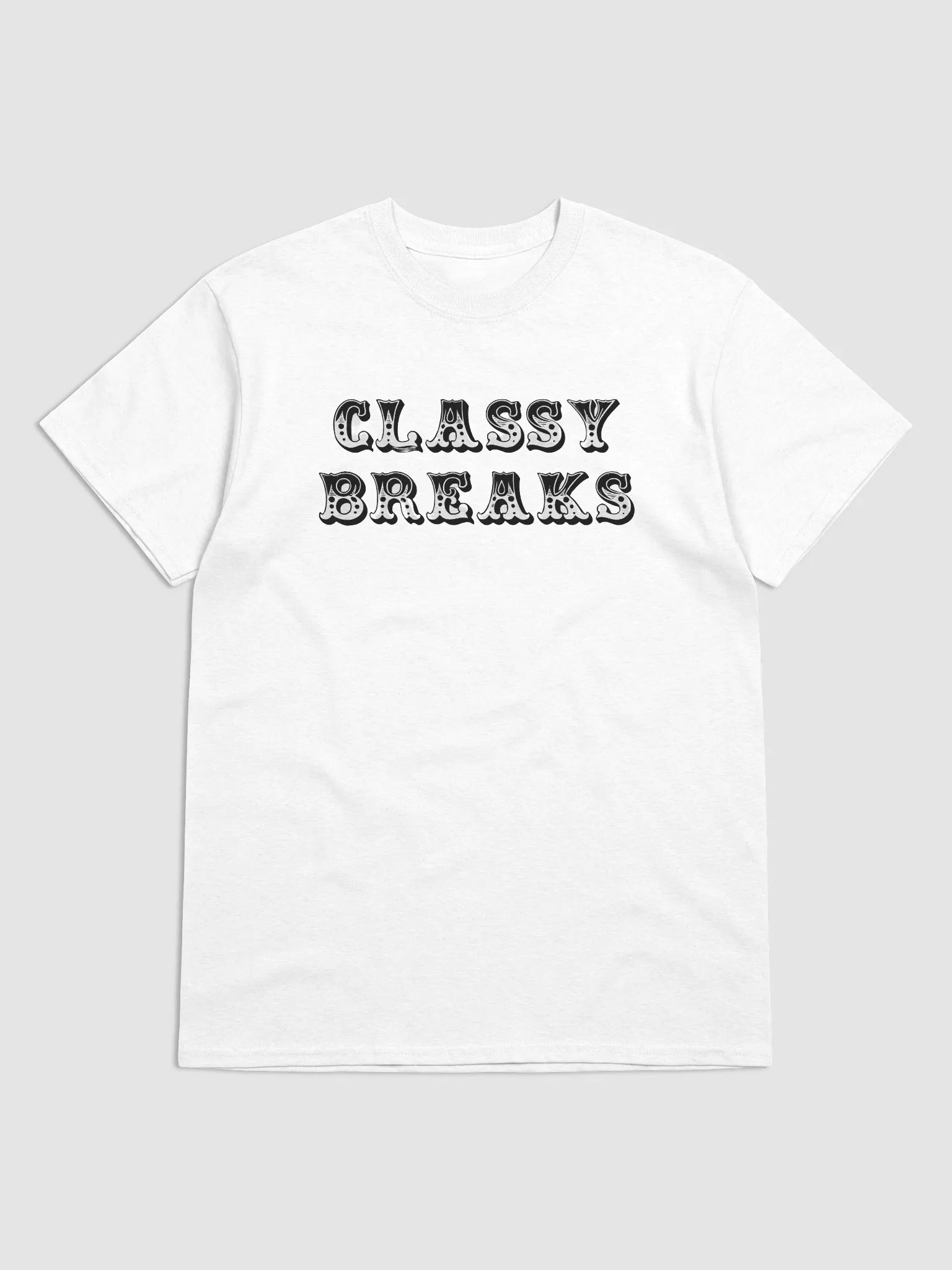Classy Breaks White Tee product image (1)