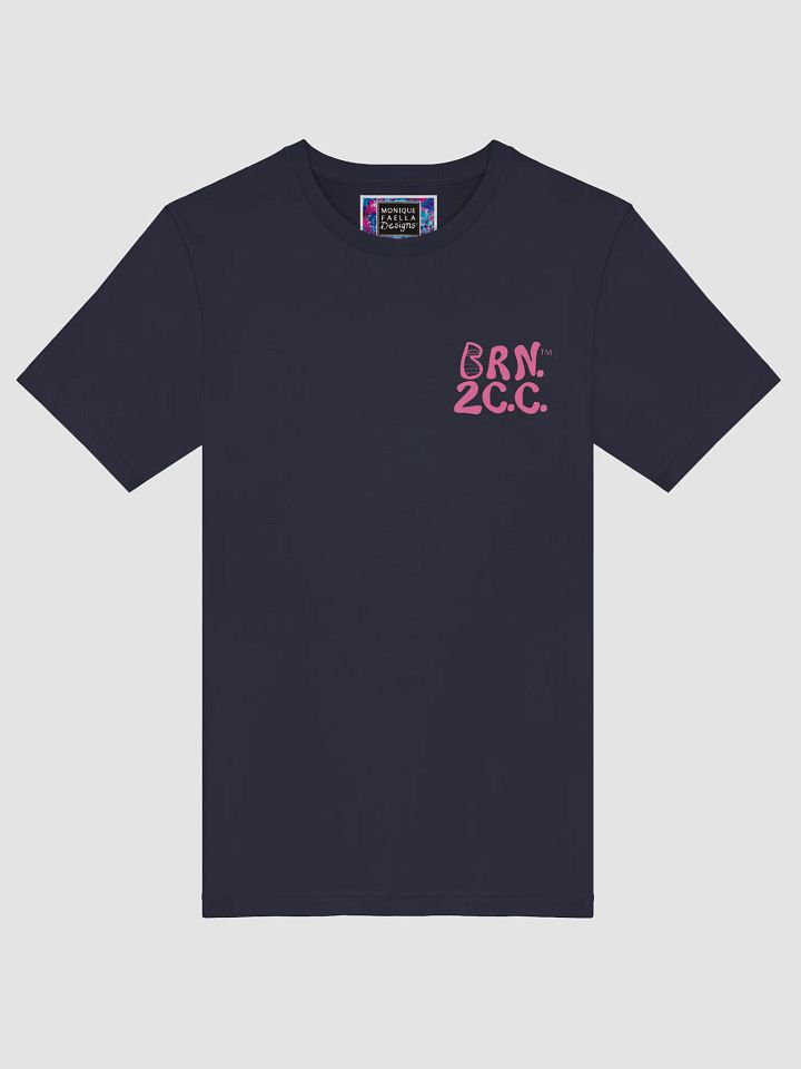 Men's | BOURNE to Cape Cod™ | Supersoft T-Shirt by Bella+Canvas | Brilliant Rose Pink Logo on Jewel Tone Colors product image (3)