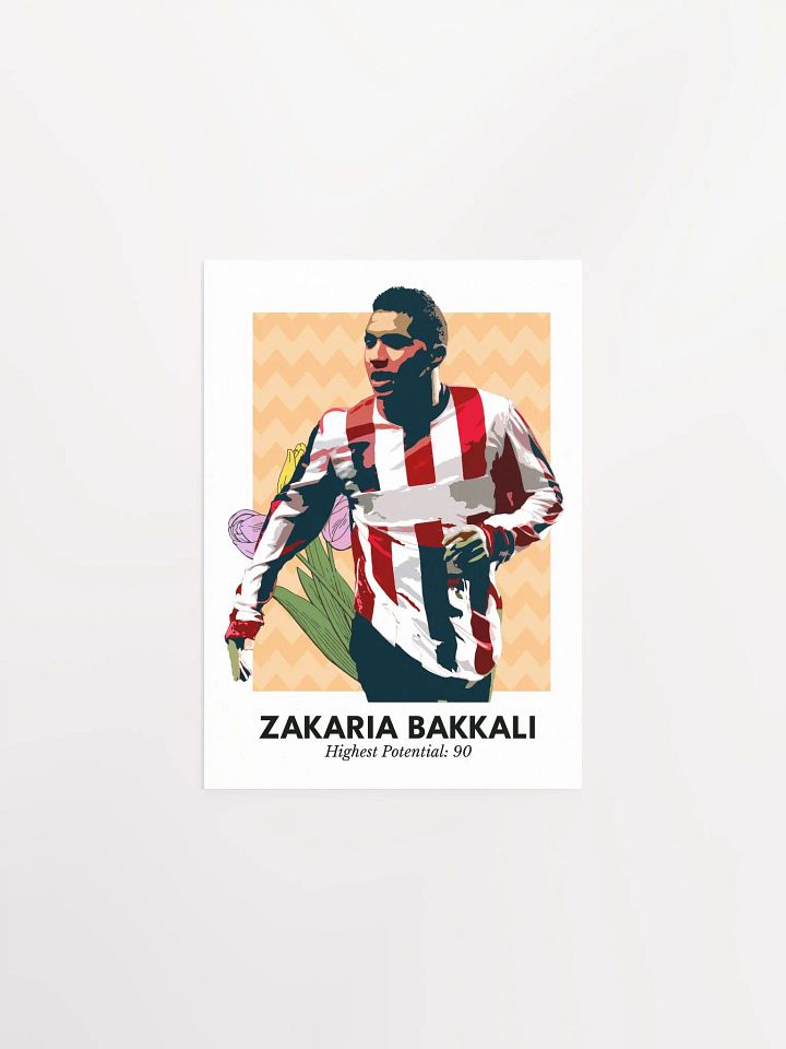 Zakaria Bakkali - Former Wonderkid Player Poster product image (1)