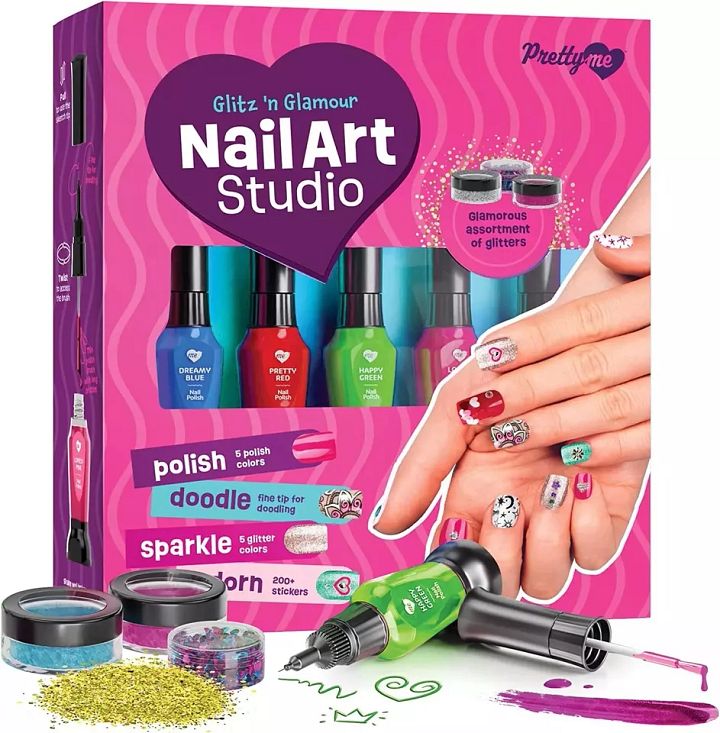 Nail Art Studio for Girls - Nail Polish Kit for Kids Ages 7-12 Years Old - Girl product image (1)