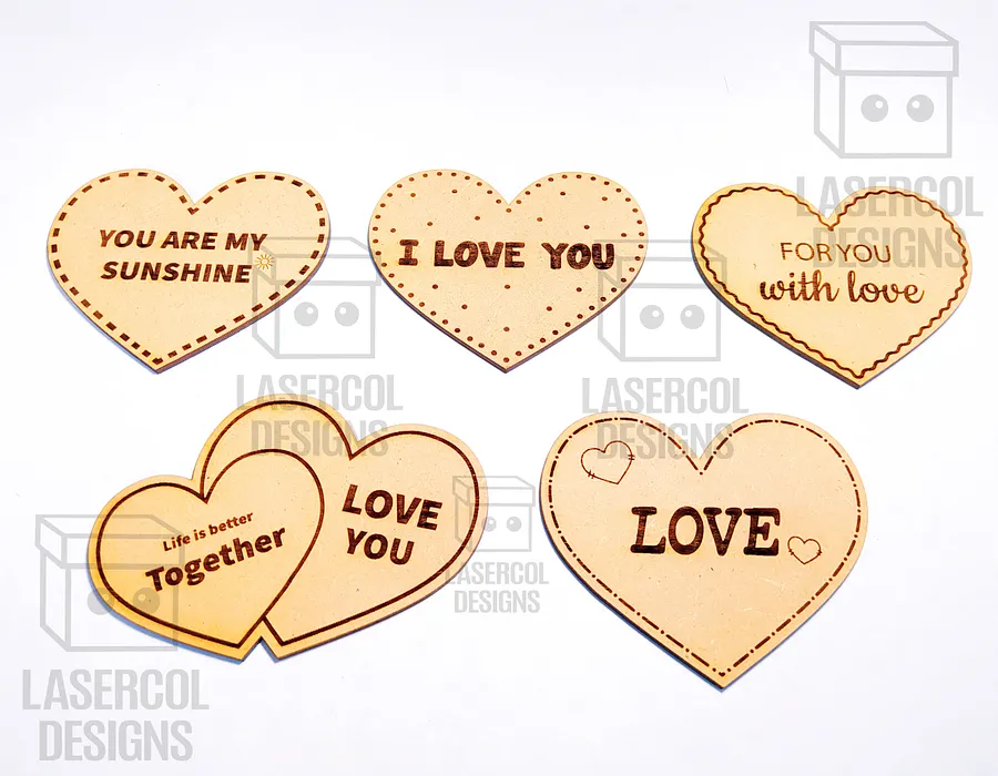 Hearts Set 4 - Laser Cut Files product image (5)