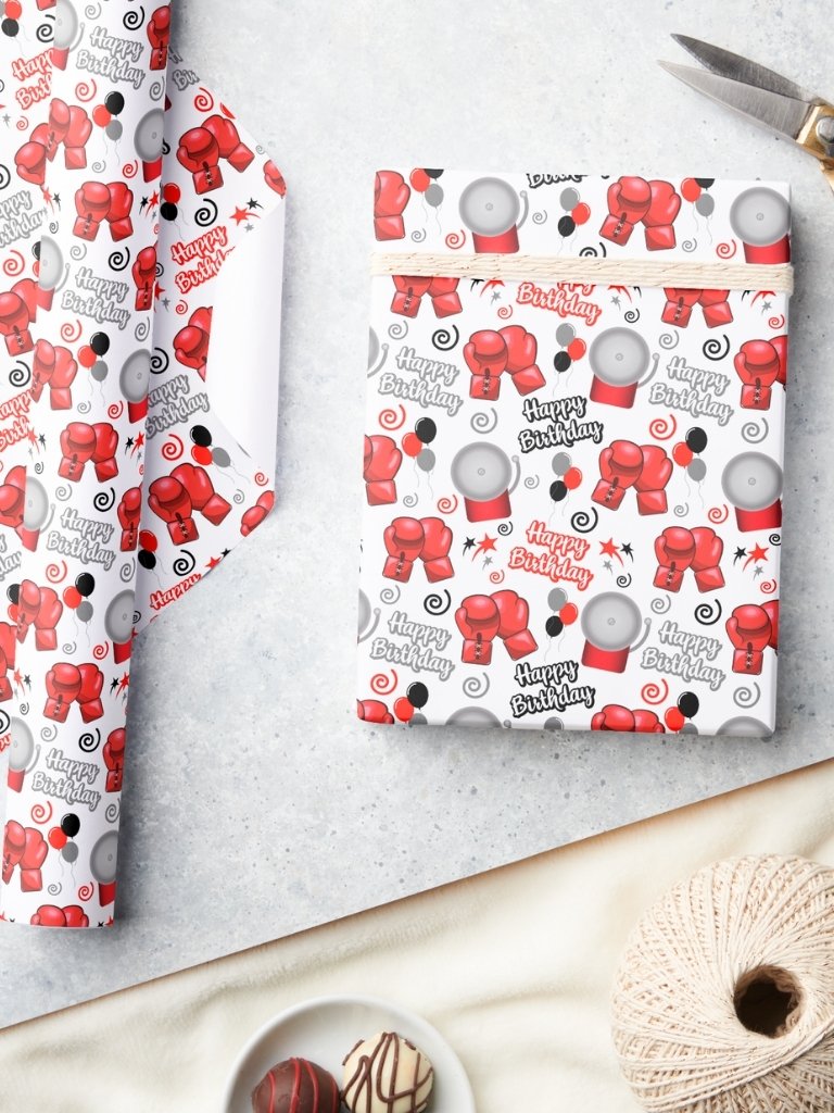 Boxing Birthday Wrapping Paper product image (3)