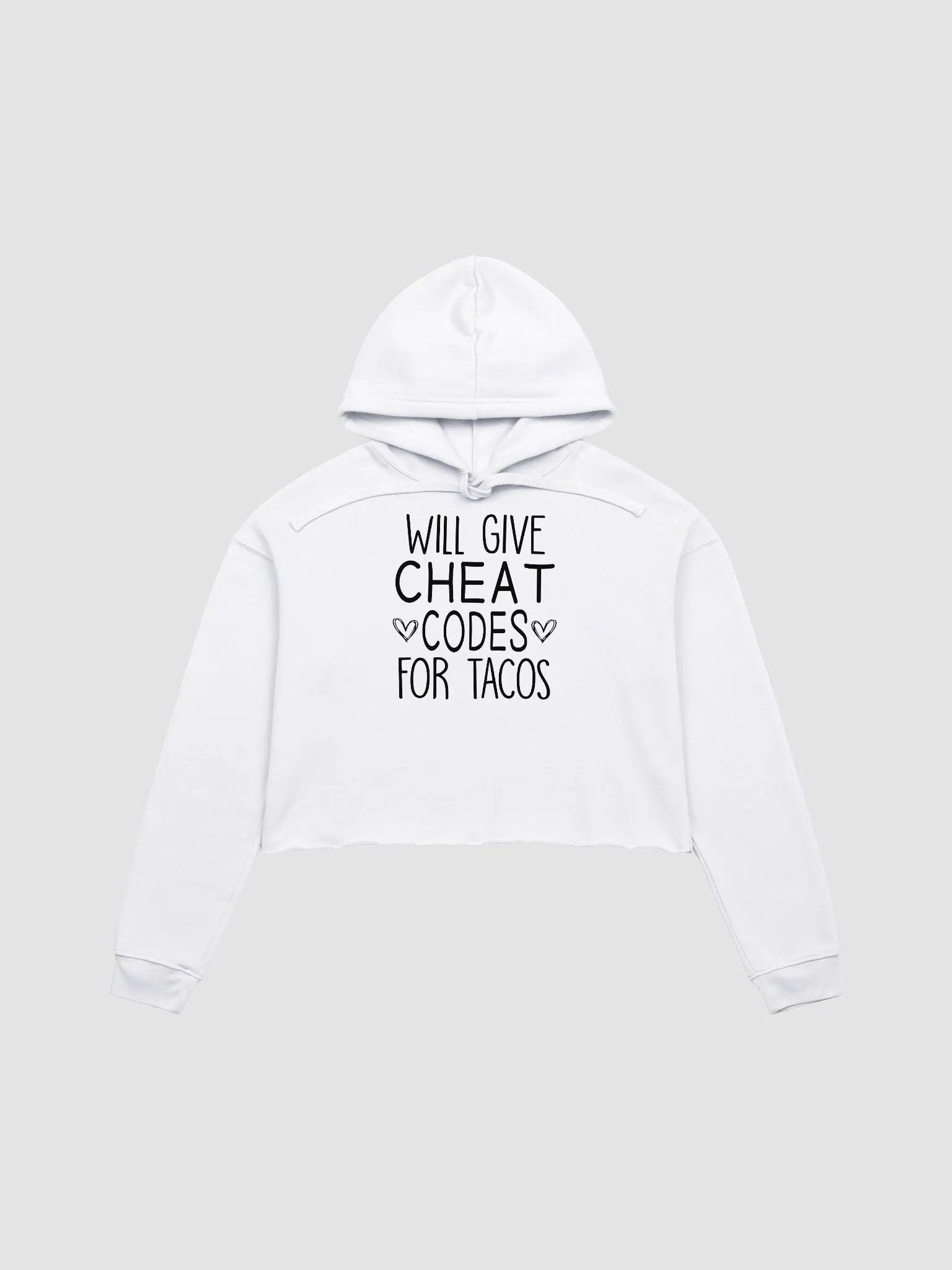 Codes & Tacos - Cropped Hoodie product image (3)
