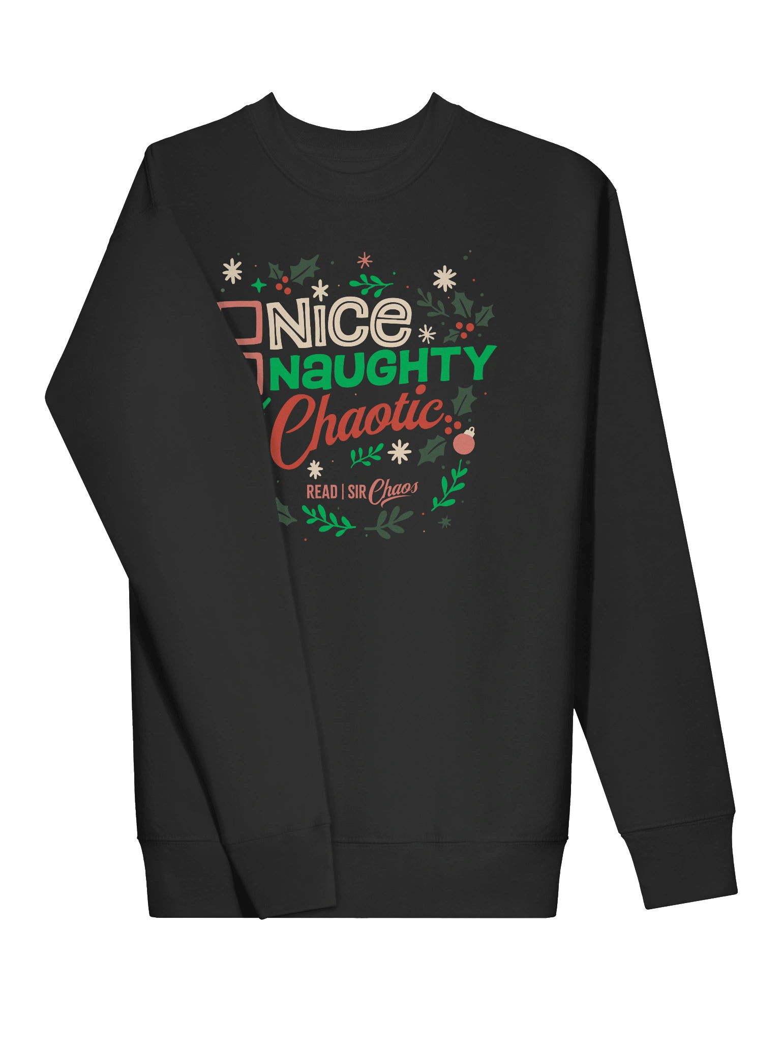 Nice, Naughty, Chaotic Sweatshirt (Dark) product image (5)