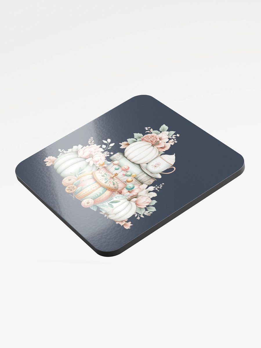 Autumn Pastel Pins Pumpkin Coasters product image (3)